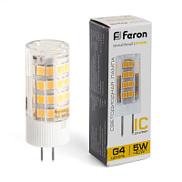 Лампа светодиодная Feron LB-432 G4 5W 175-265V 2700K 25860 Лампа светодиодная Feron LB-432 G4 5W 175-265V 2700K 25860