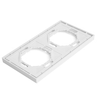 Рамка STEKKER, PFR00-5002-01 2-местная, серия Эмили, белый фарфор, soft touch 49885 Рамка STEKKER, PFR00-5002-01 2-местная, серия Эмили, белый фарфор, soft touch 49885