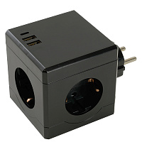 Разветвитель сетевой 3-местный с/з STEKKER ADP16-33-22, 250V, 16A, ABS пластик, черный 49658 Разветвитель сетевой 3-местный с/з STEKKER ADP16-33-22, 250V, 16A, ABS пластик, черный 49658