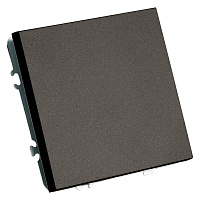 Выключатель 1-клавишный (механизм), STEKKER, 250В, 10А, серия Эмили, RSW10-5103-09, антрацит, soft touch 49917