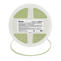 Светодиодная COB лента Feron LS630, 400SMD(2110)/ 7Вт/м 12V 5000*3*1.8мм синий, IP20 Артикул 48953 Светодиодная COB лента Feron LS630, 400SMD(2110)/ 7Вт/м 12V 5000*3*1.8мм синий, IP20 Артикул 48953