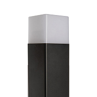 Светильник садово-парковый Feron DH0205, столб,  E27 230V, черный 11681