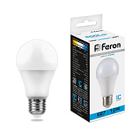 Лампа светодиодная Feron LB-92 Шар E27 10W 175-265V 6400K 25459 Лампа светодиодная Feron LB-92 Шар E27 10W 175-265V 6400K 25459