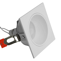 Светильник встраиваемый Feron DL3112 потолочный MR16 G5.3 белый 51404 Светильник встраиваемый Feron DL3112 потолочный MR16 G5.3 белый 51404