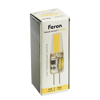 Лампа светодиодная Feron LB-424 G4 3W 12V 2700K 51170 Лампа светодиодная Feron LB-424 G4 3W 12V 2700K 51170