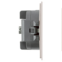 Розетка телевизионная 1-местная (механизм), STEKKER, 75 Ом, 5-862МГц, серия Мия, RST00-3108-08, пудровый жемчуг 50479