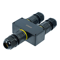 Соединитель-коннектор для проводов Y 3-контактный LD555 STEKKER, водонепрониц. пружинный контакт 50557