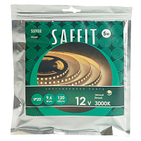 Лента светодиодная  SST02 SAFFIT 120SMD(2835)/м 9.6Вт/м 12V 5000*8*1.22мм 3000К, IP20 Артикул 55240 Лента светодиодная  SST02 SAFFIT 120SMD(2835)/м 9.6Вт/м 12V 5000*8*1.22мм 3000К, IP20 Артикул 55240