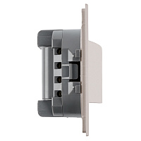 Кабельный вывод (механизм), STEKKER, серия Мия, RST00-3119-08, пудровый жемчуг 50468