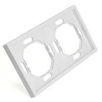 Рамка STEKKER, PFR00-5002-01 2-местная, серия Эмили, белый фарфор, soft touch 49885 Рамка STEKKER, PFR00-5002-01 2-местная, серия Эмили, белый фарфор, soft touch 49885