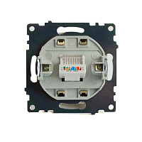Розетка компьютерная 1-местная RJ-45 (механизм), STEKKER, GLS00-7107-08, серия Катрин, золото 49227 Розетка компьютерная 1-местная RJ-45 (механизм), STEKKER, GLS00-7107-08, серия Катрин, золото 49227