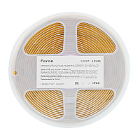 Лента светодиодная 720SMD(2110) 10Вт/м 24V 5000*8*1.8мм IP20 3000К, LS536 FERON СВОБОДНЫЙ РЕЗ