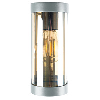 Светильник садово-парковый Feron DH1901, на стену, E27 230V, серый/янтарный 52189