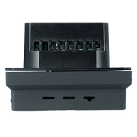 Терморегулятор Wi-Fi (механизм), STEKKER, 250В, 3500Вт, серия Эмили, RSW00-5119-05, черный уголь, soft touch 50377