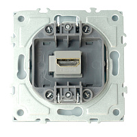 Розетка HDMI 2.0 Type A (механизм), STEKKER, серия Эмили, RST00-5118-01, белый фарфор, soft touch 50163 Розетка HDMI 2.0 Type A (механизм), STEKKER, серия Эмили, RST00-5118-01, белый фарфор, soft touch 50163