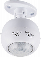Датчик движения 1200W 8m 120°(гориз.) 360°(верт.)  белый, SEN16/ES-P27A  Датчик движения 1200W 8m 120°(гориз.) 360°(верт.)  белый, SEN16/ES-P27A