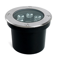 Светодиодный светильник тротуарный (грунтовый) Feron SP2802, 6W, AC/DC12-24V, низковольтный, 3000К, металлик, D120*H90mm, вн.диаметр: 90mm, IP67 48453 Светодиодный светильник тротуарный (грунтовый) Feron SP2802, 6W, AC/DC12-24V, низковольтный, 3000К, металлик, D120*H90mm, вн.диаметр: 90mm, IP67 48453