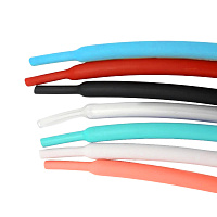 Термоусадочная трубка STEKKER HST-840-100M, длина 100 см., коэф. усадки 2:1, мультиколор 39722