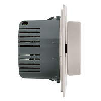 Выключатель диммирующий (механизм), STEKKER, 250В, 1200W, серия Мия, RSW10-3106-08, пудровый жемчуг 50567