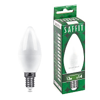 Лампа светодиодная SAFFIT SBC3713 Свеча E14 13W 230V 2700K 55163 Лампа светодиодная SAFFIT SBC3713 Свеча E14 13W 230V 2700K 55163