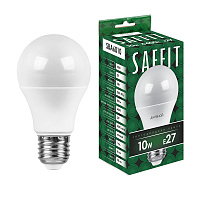 Лампа светодиодная SAFFIT SBA6010 Шар E27 10W 230V 6400K 55006 Лампа светодиодная SAFFIT SBA6010 Шар E27 10W 230V 6400K 55006