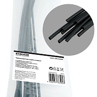 HSTG-482-100BK Термоусадочная трубка клеевая 4,8/1,6 длина 100 см., усадка 3:1, черный 39752