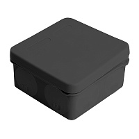 Коробка разветвительная 2х компонентная HF EBX40-38-67 100*100*50мм,8 вводов,IP67,черная(GE42455-05)  49654 Коробка разветвительная 2х компонентная HF EBX40-38-67 100*100*50мм,8 вводов,IP67,черная(GE42455-05)  49654