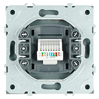 Розетка компьютерная 1-местная RJ-45 (механизм), STEKKER, серия Эмили, RST00-5117-09, антрацит, soft touch 49925 Розетка компьютерная 1-местная RJ-45 (механизм), STEKKER, серия Эмили, RST00-5117-09, антрацит, soft touch 49925