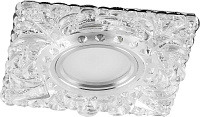 Светильник встраиваемый с белой LED подсветкой Feron CD920 потолочный MR16 G5.3 прозрачный Светильник встраиваемый с белой LED подсветкой Feron CD920 потолочный MR16 G5.3 прозрачный