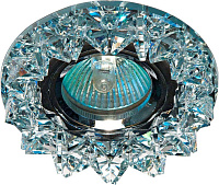 Светильник встраиваемый Feron CD2542 потолочный MR16 G5.3 прозрачный, хром 18929 Светильник встраиваемый Feron CD2542 потолочный MR16 G5.3 прозрачный, хром 18929